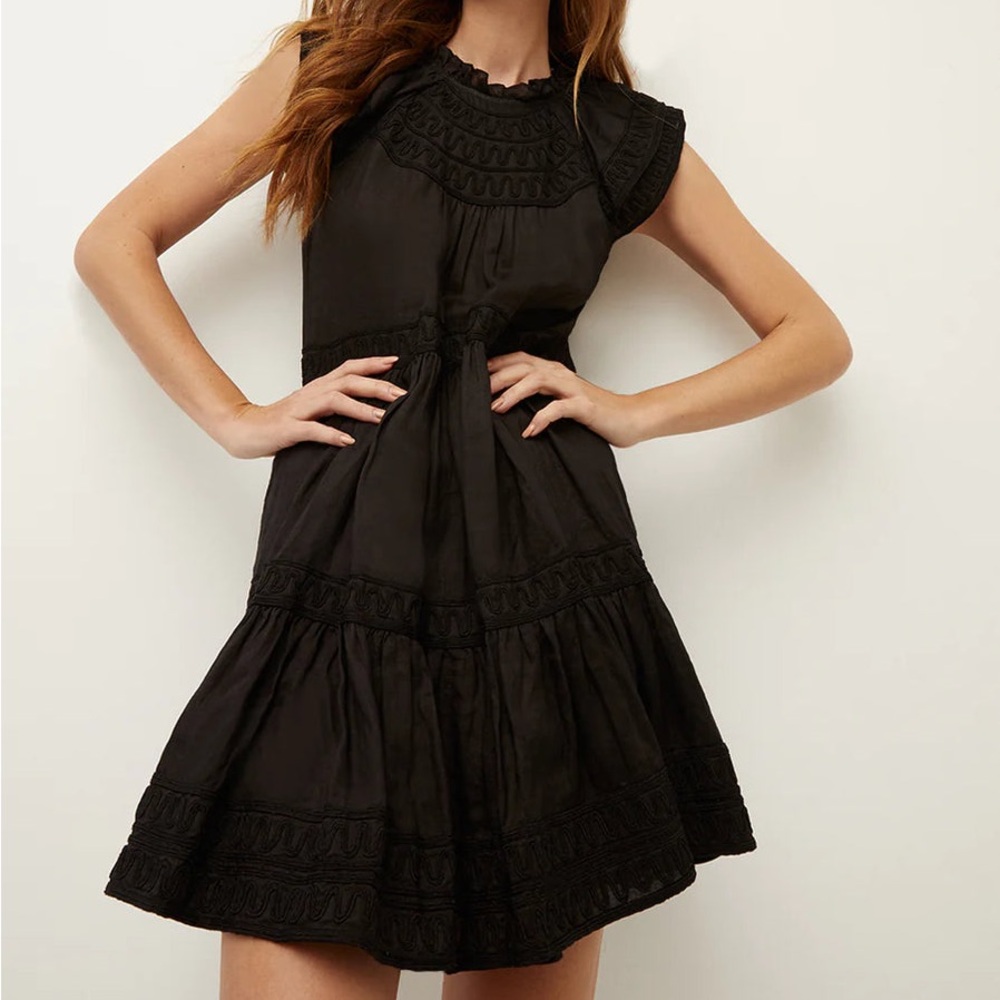 NWT VERONICA BEARD - Keely Tiered Mini Dress - size 4